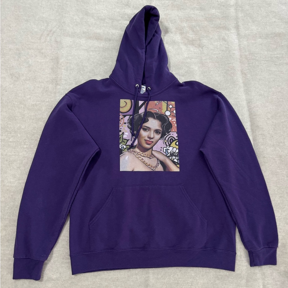 Purple hoodie